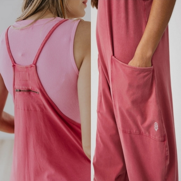 OFFERS New Free People FP Movement Hot Shot Onesie Lovestruck XS Jumpsuit Romper - Picture 6 of 16